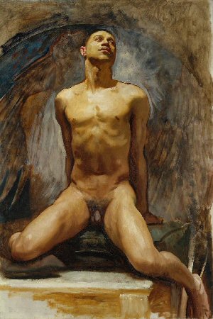 John Singer Sargent ''Nude Study of Thomas E. McKeller''